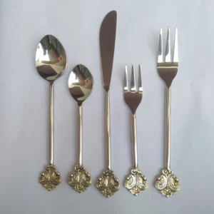 Premium Gold Finish Stainless Steel Cutlery Set