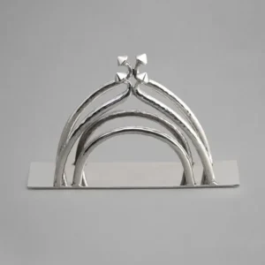 Modern Silver Finish Tissue Paper Holder