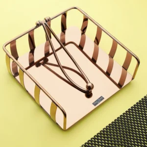 Rose Gold Finish Tissue Paper Holder